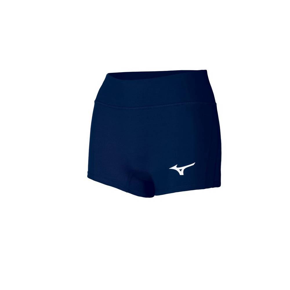 Pantalones Cortos Mizuno Apex 2.5" Inseam Mujer Azul Marino España NWDJ-14287